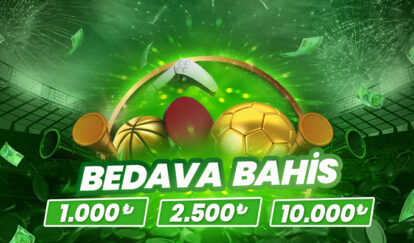 SANA ÖZEL HAFTALIK BEDAVA BAHİS 1.000 2.500 10.000